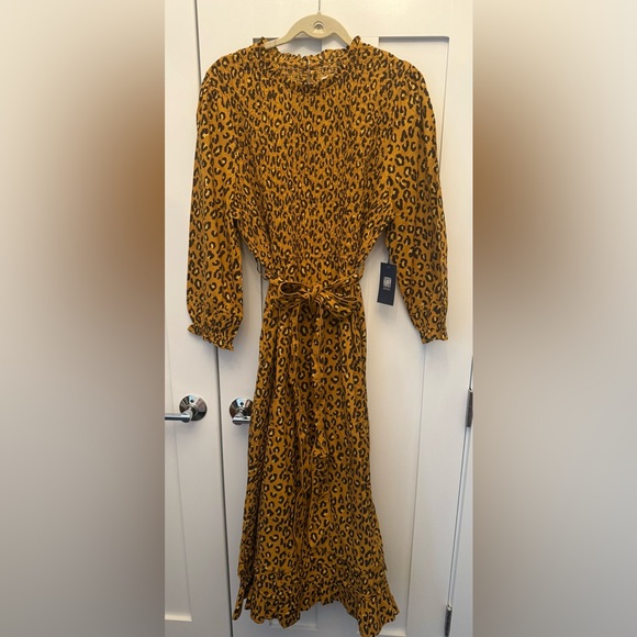 Printfresh NWT First Impressions dress Safari Sunset lounging leopard XL cotton - Picture 10 of 10